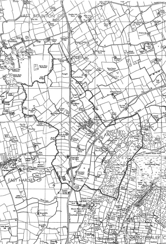 Map of the Ingleby Arncliffe Parish